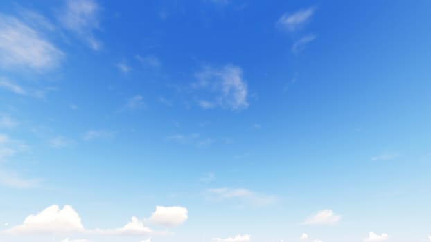 Cloudy blue sky abstract background, blue sky background with tiny clouds, 3d rendering

