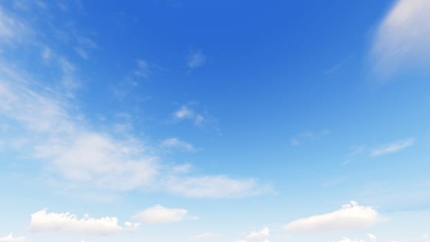 Cloudy blue sky abstract background, blue sky background with tiny clouds, 3d rendering

