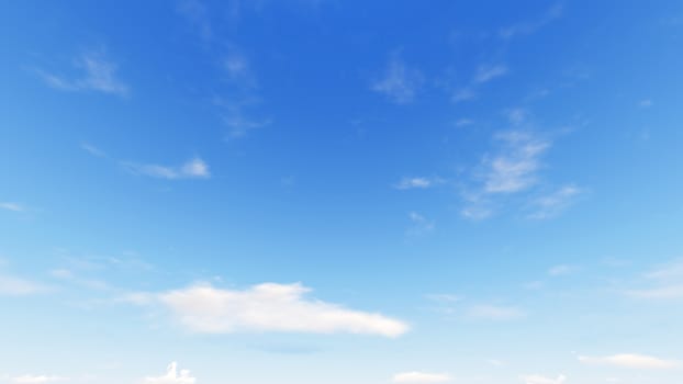 Cloudy blue sky abstract background, blue sky background with tiny clouds, 3d rendering

