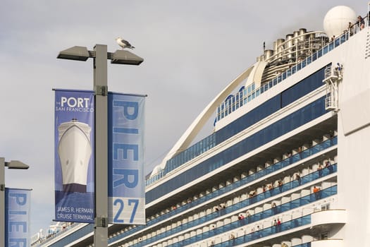 San Francisco, CA, USA, october 23, 2016; Cruise Terminal in Pier 27 in San Francisco