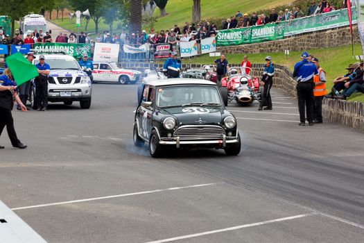 GEELONG, AUSTRALIA – NOVEMBER 27: Some of the action during 2016 Geelong Revival. Geelong, Australia.  Photo: Dave Hewison