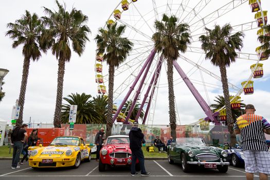 GEELONG, AUSTRALIA – NOVEMBER 27: Some of the action during 2016 Geelong Revival. Geelong, Australia.  Photo: Dave Hewison