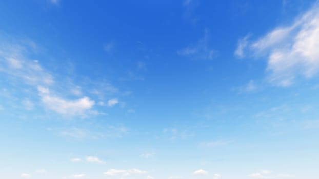 Cloudy blue sky abstract background, blue sky background with tiny clouds, 3d rendering

