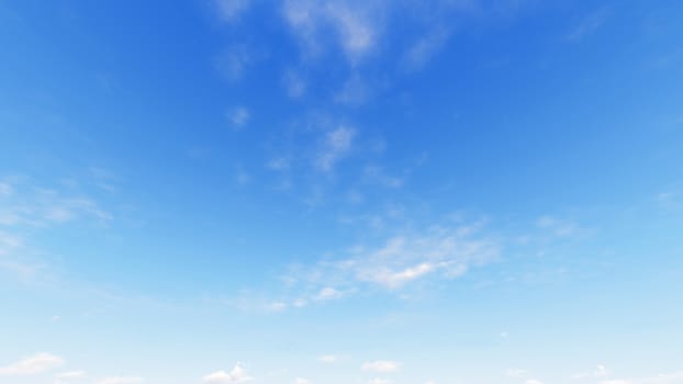 Cloudy blue sky abstract background, blue sky background with tiny clouds, 3d rendering

