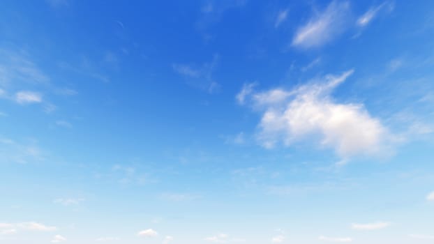 Cloudy blue sky abstract background, blue sky background with tiny clouds, 3d rendering

