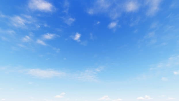 Cloudy blue sky abstract background, blue sky background with tiny clouds, 3d rendering

