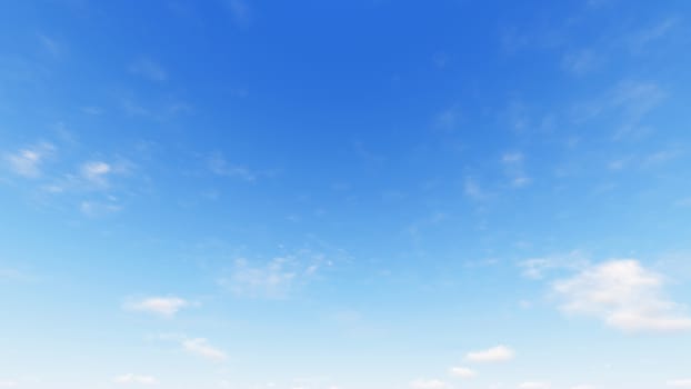 Cloudy blue sky abstract background, blue sky background with tiny clouds, 3d rendering

