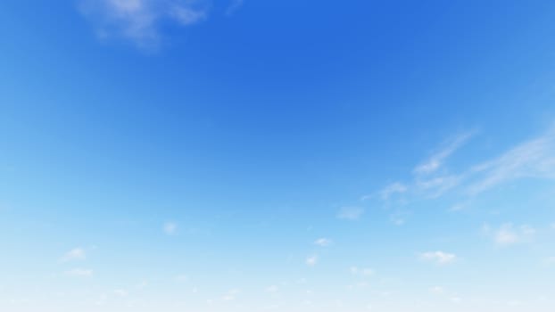 Cloudy blue sky abstract background, blue sky background with tiny clouds, 3d rendering

