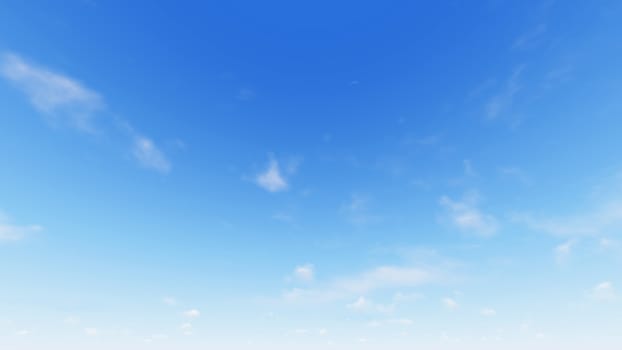 Cloudy blue sky abstract background, blue sky background with tiny clouds, 3d rendering

