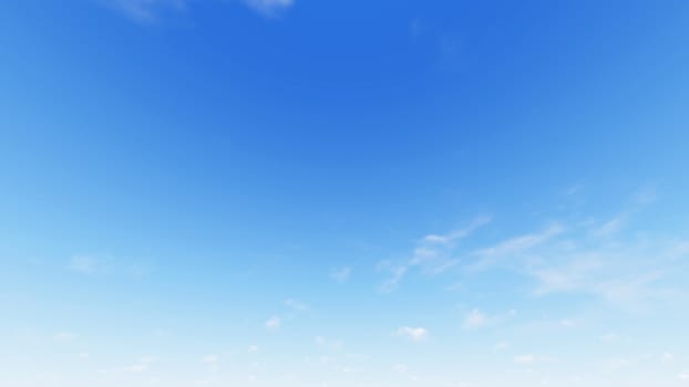 Cloudy blue sky abstract background, blue sky background with tiny clouds, 3d rendering

