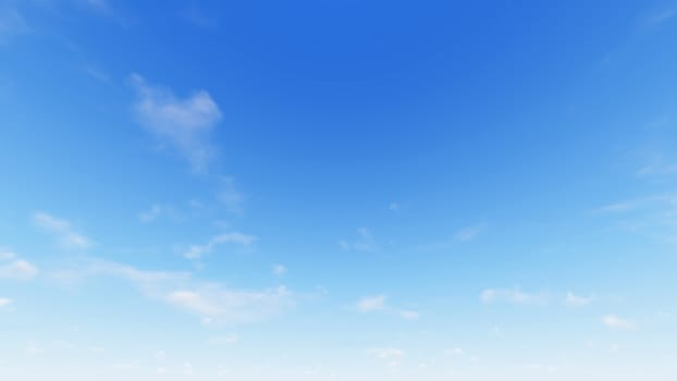 Cloudy blue sky abstract background, blue sky background with tiny clouds, 3d rendering

