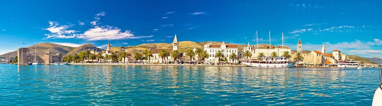 Trogir UNESCO world heritage site panoramic view in Dalmatia, Croatia