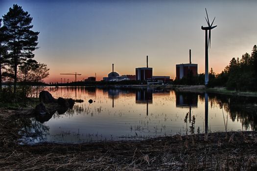 The nuclear power plant Olkiuoto in western Finland