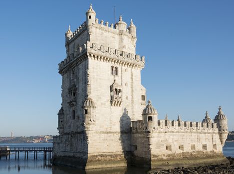 Belem tower lisbon at the taag river