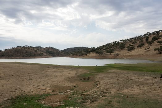 pond in portugal nature alentejo near evora