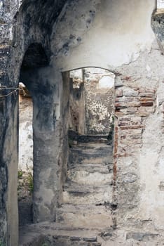 bows from old ruine from Moura castle in Portugal