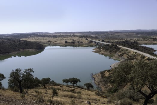   View over the Alqueva, Alentejo, Portugal