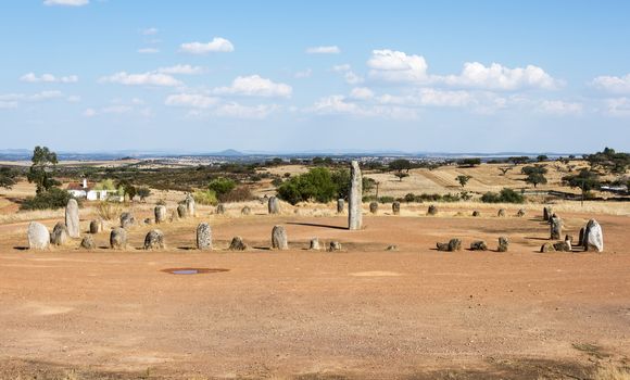 Portugal's largest menhirs, the Xarez stone-circle is second only in grandeur to Almendres, near Evora