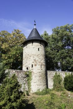 City walls with tower, Wernigerode, Harz region, Saxony-Anhalt, PublicGround