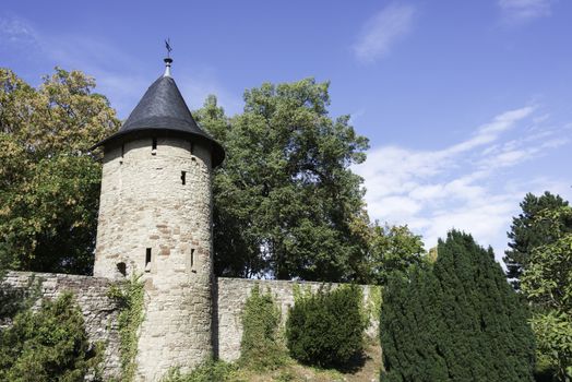 City walls with tower, Wernigerode, Harz region, Saxony-Anhalt, PublicGround