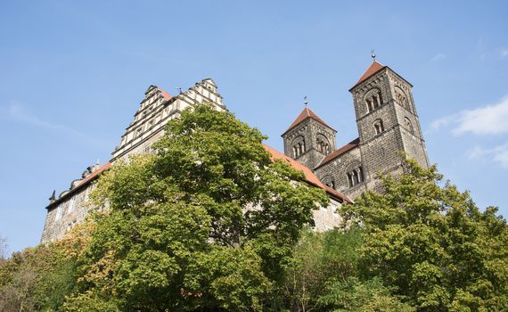 the old castle in quedlinburg,germany

