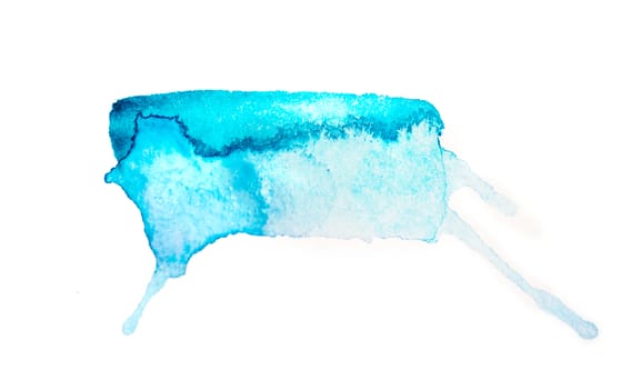 abstract watercolor background as blots on white background.