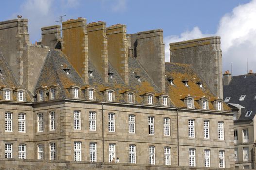 Saint-Malo ,Coastal town, Britain, France, Europe, harbor