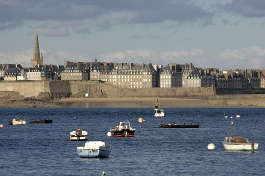 Saint-Malo ,Coastal town, Britain, France, Europe, harbor