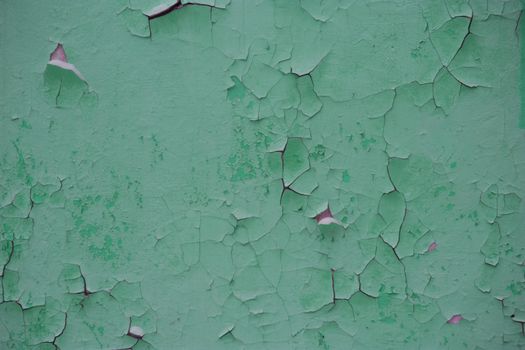 cracked aged old paint wall detail background