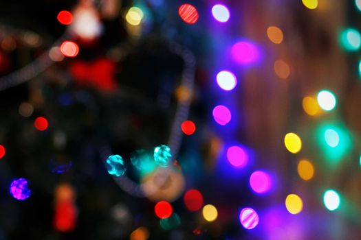 Colored lights abstract for texture background