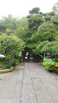 Walk way in the temple.