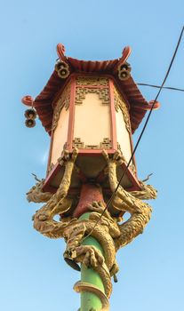 Lamp from Chinatown in San Francisco