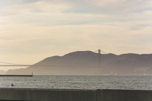 Panorama of Golden Gate Bridge