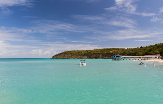 The calm waters of Antigua
