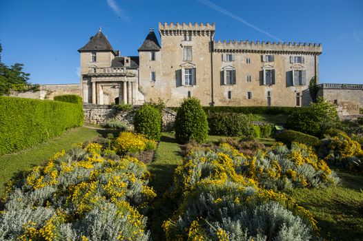 Castle of Vayres in Gironde, Aquitaine, France