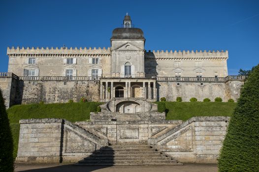 Castle of Vayres in Gironde, Aquitaine, France