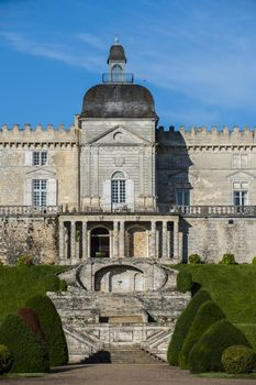 Castle of Vayres in Gironde, Aquitaine, France