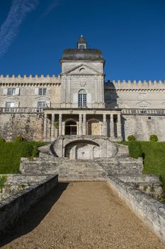 Castle of Vayres in Gironde, Aquitaine, France