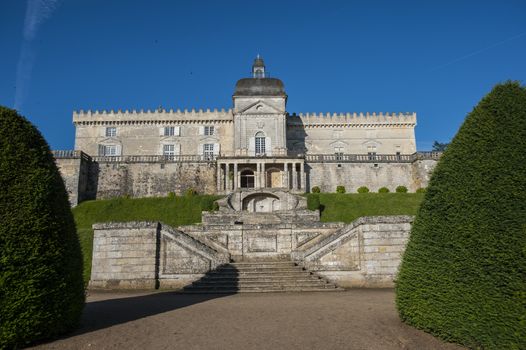 Castle of Vayres in Gironde, Aquitaine, France