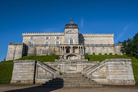 Castle of Vayres in Gironde, Aquitaine, France