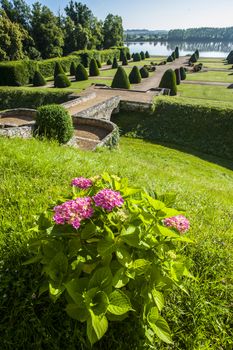 Castle of Vayres in Gironde, Aquitaine, France