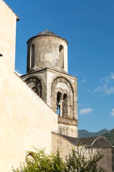 A very old Bell Tower from a church on the Amalfi Coast