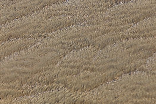 sand and clear sea water background pattern