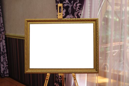 painting in the Studio with an isolated spot inside.