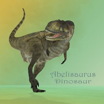 Abelisaurus was a carnivorous theropod dinosaur that lived in Argentina during the Cretaceous Period.