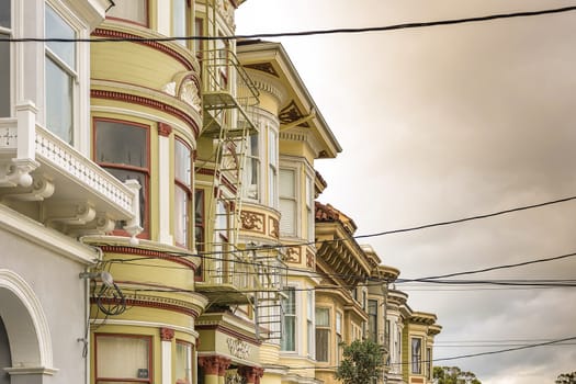 Buildings in Haight Ashbury in San Francisco