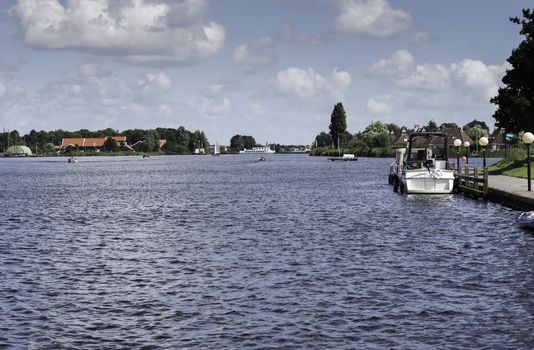  Princess Margriet canal with boats and yacht