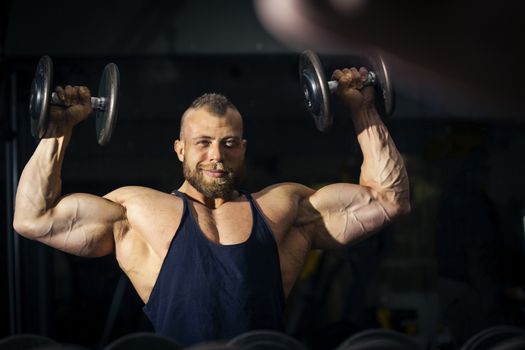 An image of a strong male bodybuilder