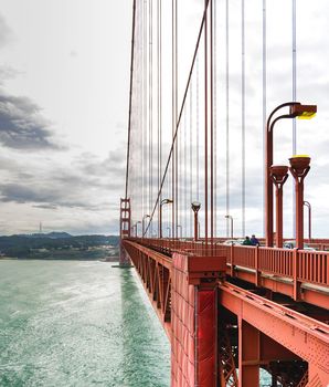 view of the Golden Gate in San Francisco, California