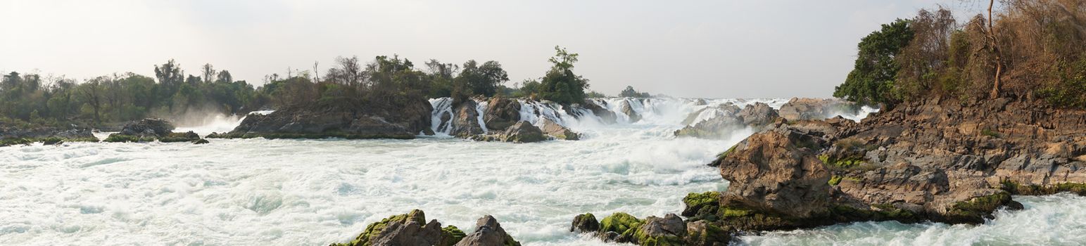 Khone Phapheng Waterfalls, Mekong River, Laos, Asia